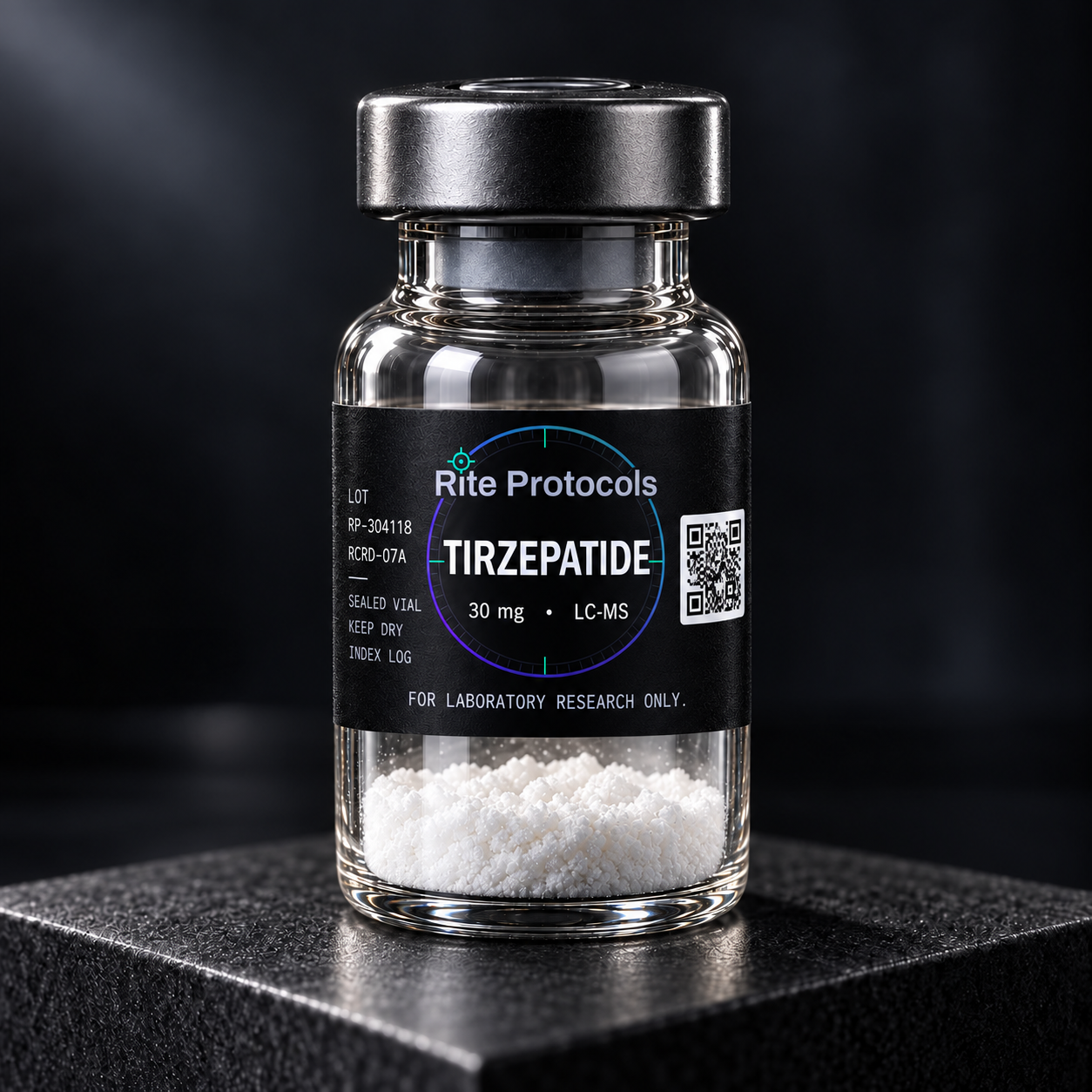 Tirzepatide Rite Protocols product vial